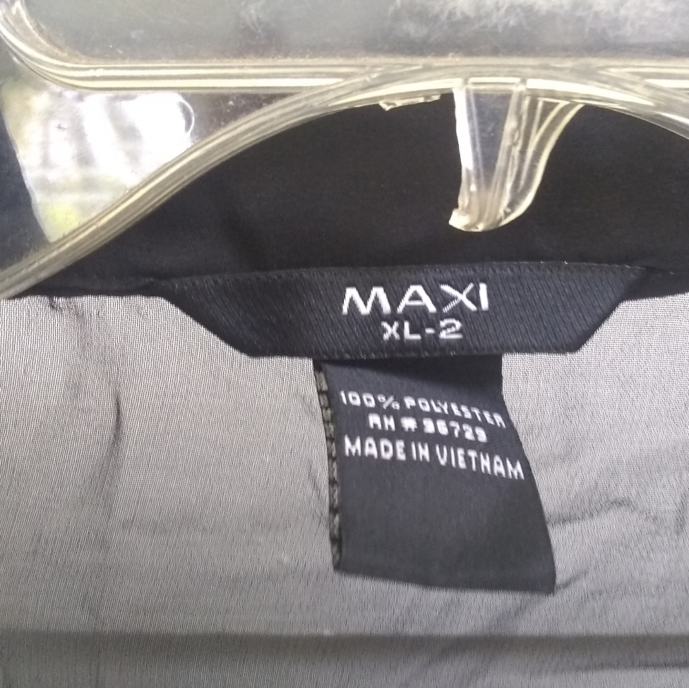 Vintage Maxi Sheer Blouse, XL-2 - Picture 10 of 14
